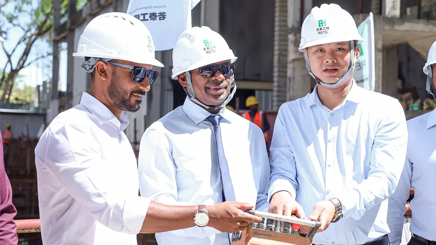 News: STO lays foundation for a new multi-story warehouse in Hulhumalé